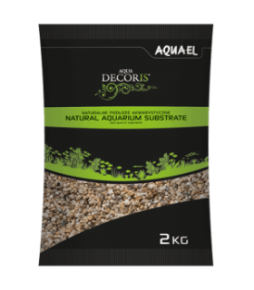 AQUAEL NATURAL MULTICOLORED GRAVEL 1,4/2MM - 10KG