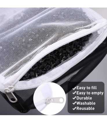 BOLSA DE MALLA CON CREMALLERA 17x12cm